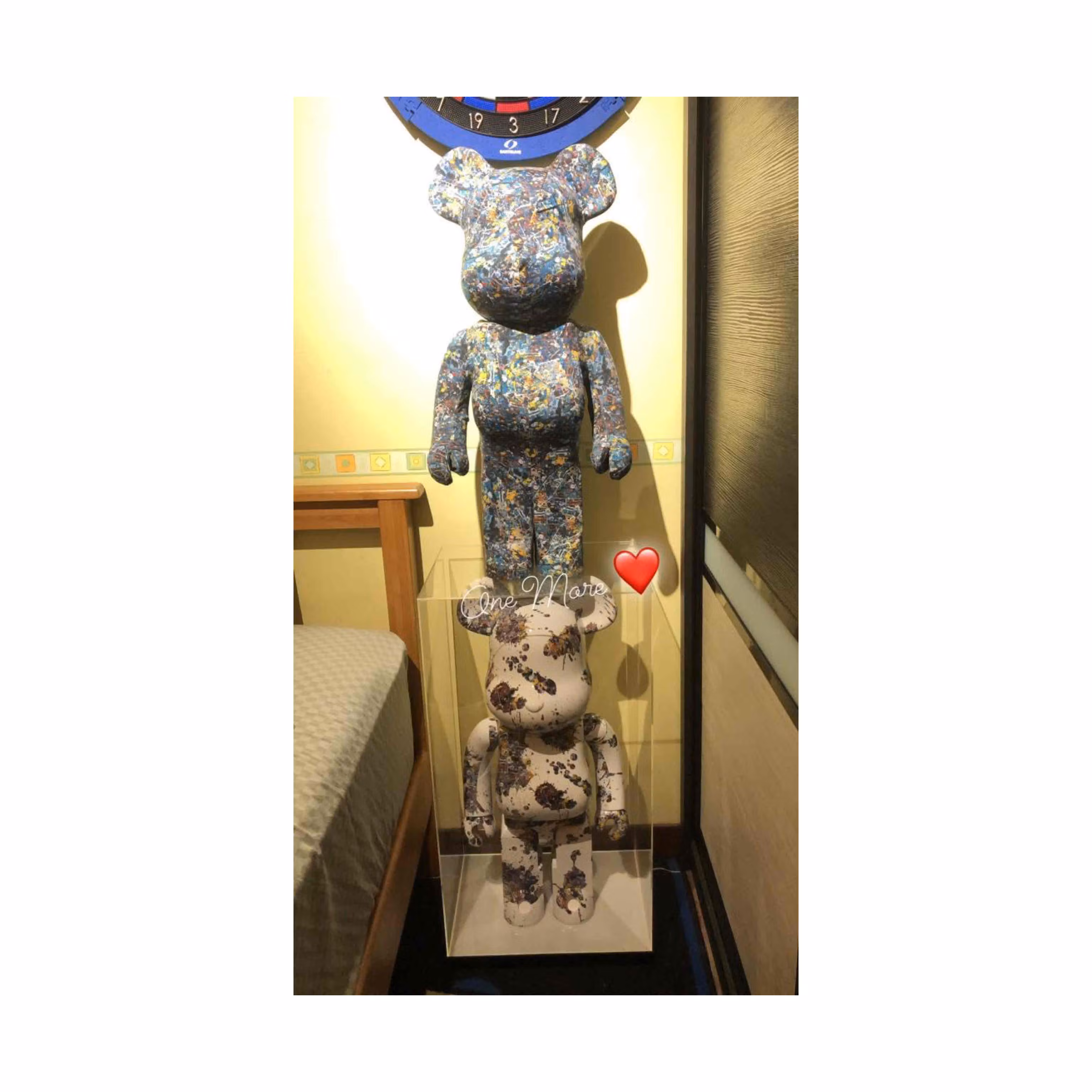 Bearbrick x Jackson Pollack Studio 1000% Multi Bearbrick x Jackson Pollack Studio 1000% Multi